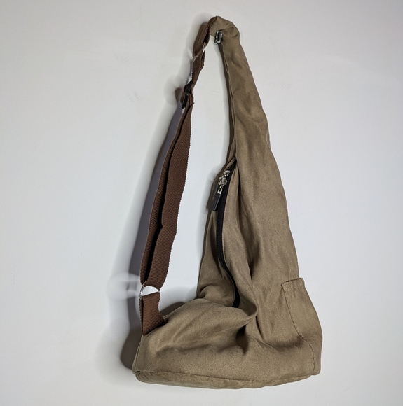 PETEGO X Emanuele Bianchi Tan Padded Crossbody Messenger Dog Cat Pet Carrier - Picture 5 of 13